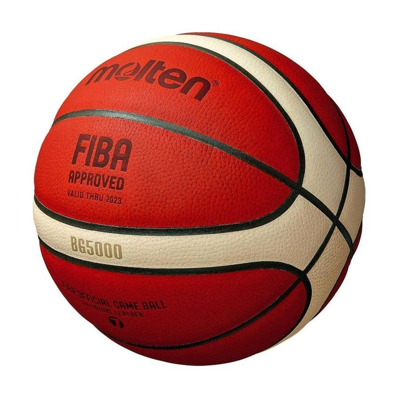 Bola de Basketball Molten Bg5000 em Couro Fiba Approved T7