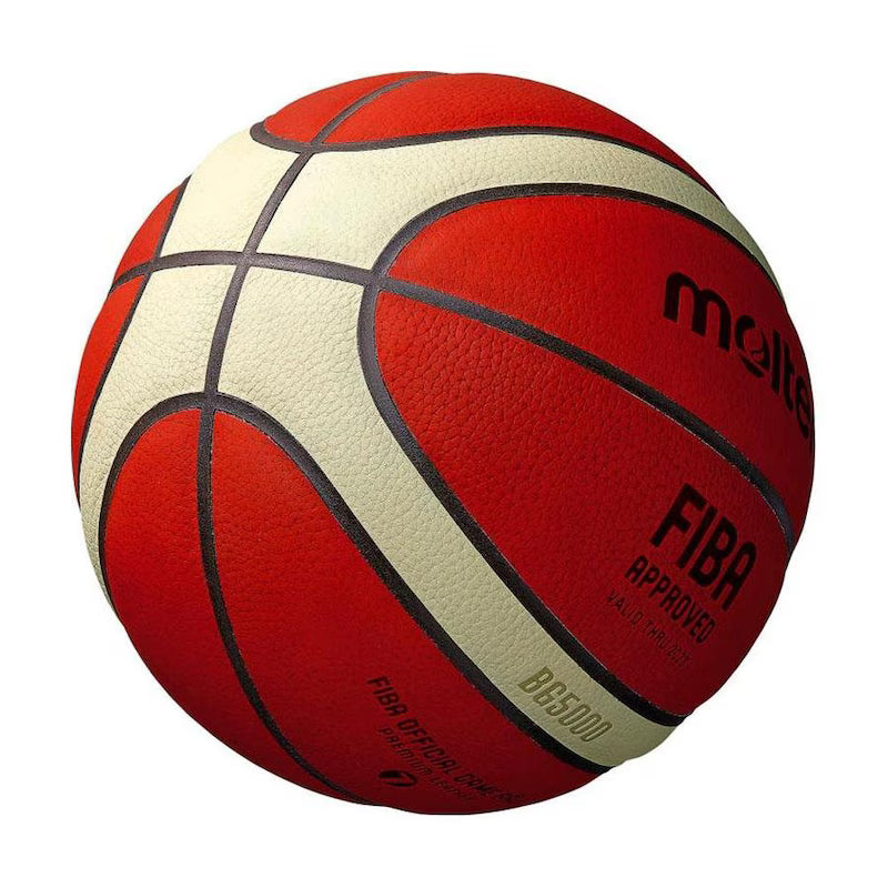 Bola de Basketball Molten Bg5000 em Couro Fiba Approved T7